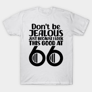 Don't Be Jealous Just Because I Look This Good At 66 T-Shirt